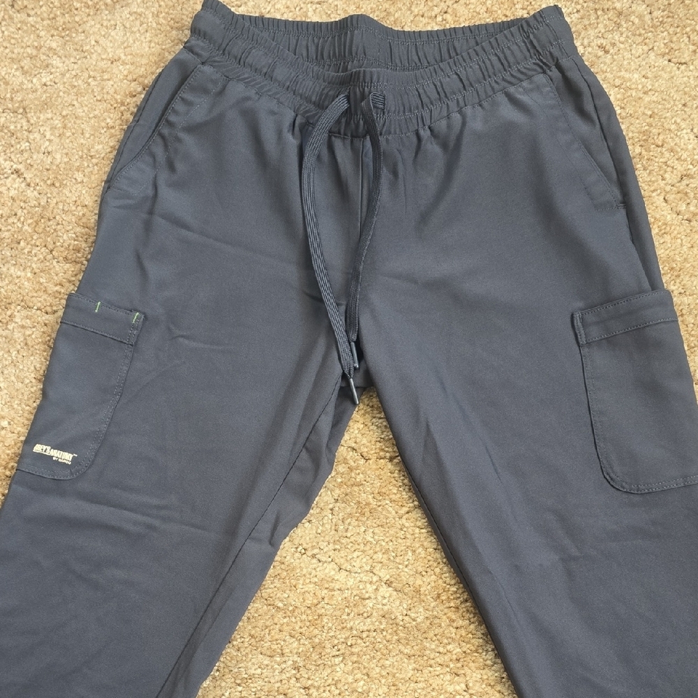 Women's Steel Gray Scrub Set - Picture 2 of 3
